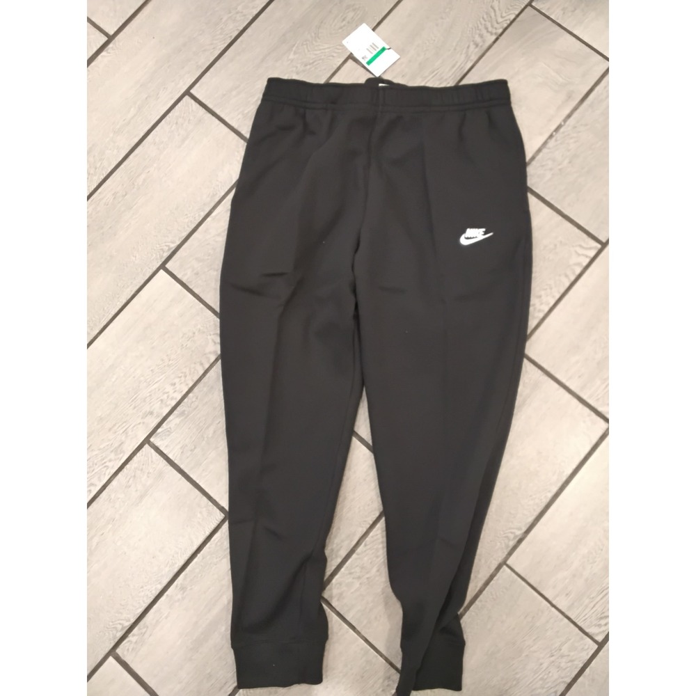 Nike Standard Fit Taper Leg Black Jogger Pants Men's Size XL